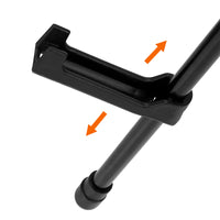 Basics Tabletop Instant Easel, Black Steel Table Top Easels for Display, Adjustable & Portable Tripod for Paintings, Signs, Posters