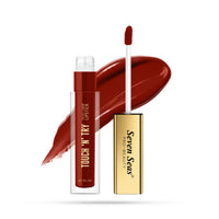Seven Seas Touch N Try Velvet Liquid Lipstick | Matte Finish | One Swipe Application | Non Transfer | Water Proof | Liquid Lipstick for Women | Long Lasting Stay Up to 8 Hours (17, 4ML)