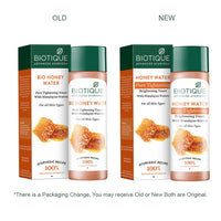 Biotique Honey Water Pore Tightening Brightening Toner With Himalayan Waters|Maintains Ph Balance|Moisturized And Hydrated Skin|100% Botanical Extracts|Suitable For All Skin Types|120Ml,Pack of 4