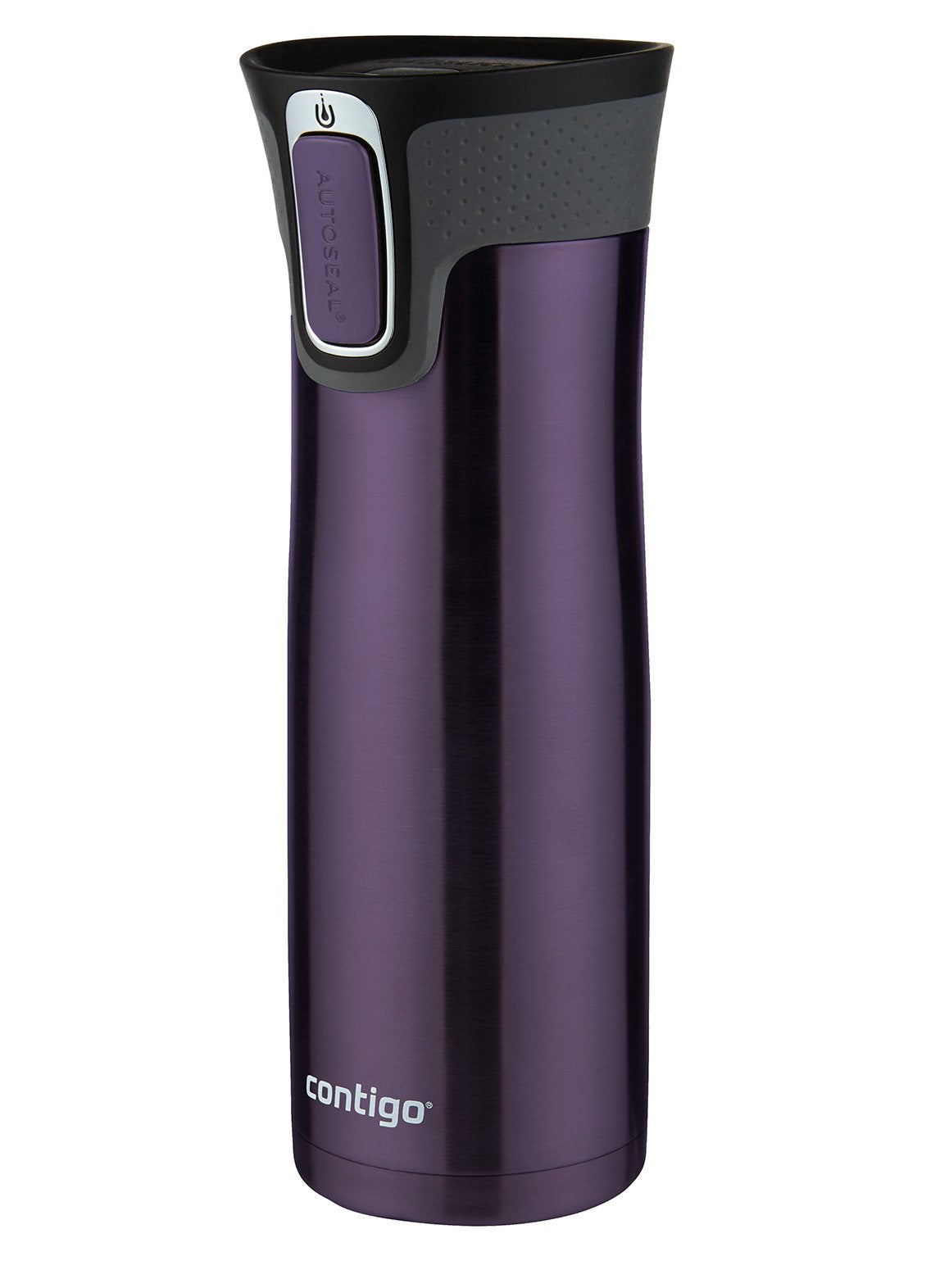 West Loop Stainless Steel Vacuum-Insulated Travel Mug with Spill-Proof Lid, Keeps Drinks Hot up to 5 Hours and Cold up to 12 Hours, 20oz Violet