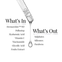 iCosmetiques Pollution Defense Face Serum |Vitamin C, Pollustop, Hyaluronic Acid |Deep Hydration, Glow and Skin Brightening |Infused with Himalayan Glacial Water |Unisex Advance Care Formula |40ml