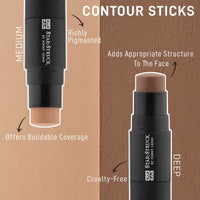 STARSTRUCK BY SUNNY LEONE Contour Stick for Face Makeup | Matte Finish & Long Lasting Formula for Face Makeup Medium Brown