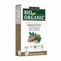 INDUS VALLEY BIO Organic Multani Mitti Powder (Bentonite clay) for Skin & Hair | Mulethi Powder for Face | Yashtimadhu | Liquorice | Glycyrrhiza Glabra (200g + 100g =300g)