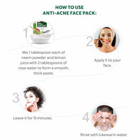 INDUS VALLEY Neem Powder | Azadirachta indica - 100% Organic & Chemical Free Hair Cleanser For Healthy Hair - (100g *2=200g)