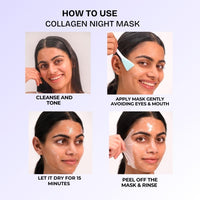 YAPIDRA Korean Collagen Night Wrapping Mask – Intense Hydration, Skin Rejuvenation & Anti-Aging Formula | Collagen, Niacinamide, Ceramide, Hyaluronic Acid for Moisturized, Glowing, Youthful Skin | Nighttime Skin Treatment | 75ml