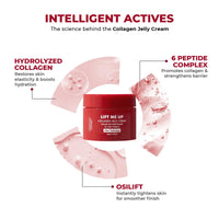 Conscious Chemist® Collagen Jelly Face Cream 50g | Niacinamide & Hydrolyzed Collagen | Powered by 6 peptides & Liftox™ technology | Sagging, Fine lines & Dullness | Anti-Aging Moisturizer | All Skin Types