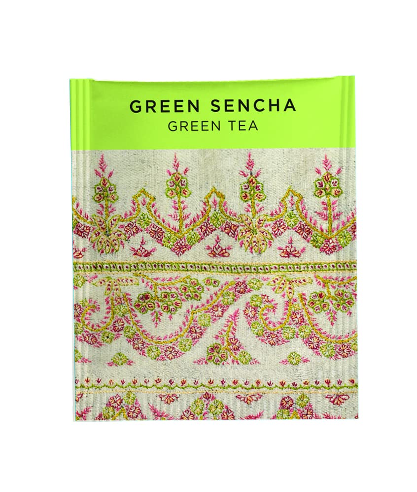Newby Green Sencha | 25 Tea Bags | Energzing & Antioxidants Rich | Fine Spring Plucked Premium Tea Leaves | 50 gms