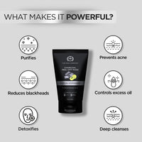 The Man Company De Tan Activated Charcoal Peel-Off Mask with Moringa, Gooseberry & Turmeric Powder Extract for Dead Skin, Blackhead & Tan Removal - 100gm*2