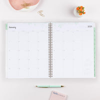 Blue Sky 2024 Weekly and Monthly Planner, January - December, 8.5