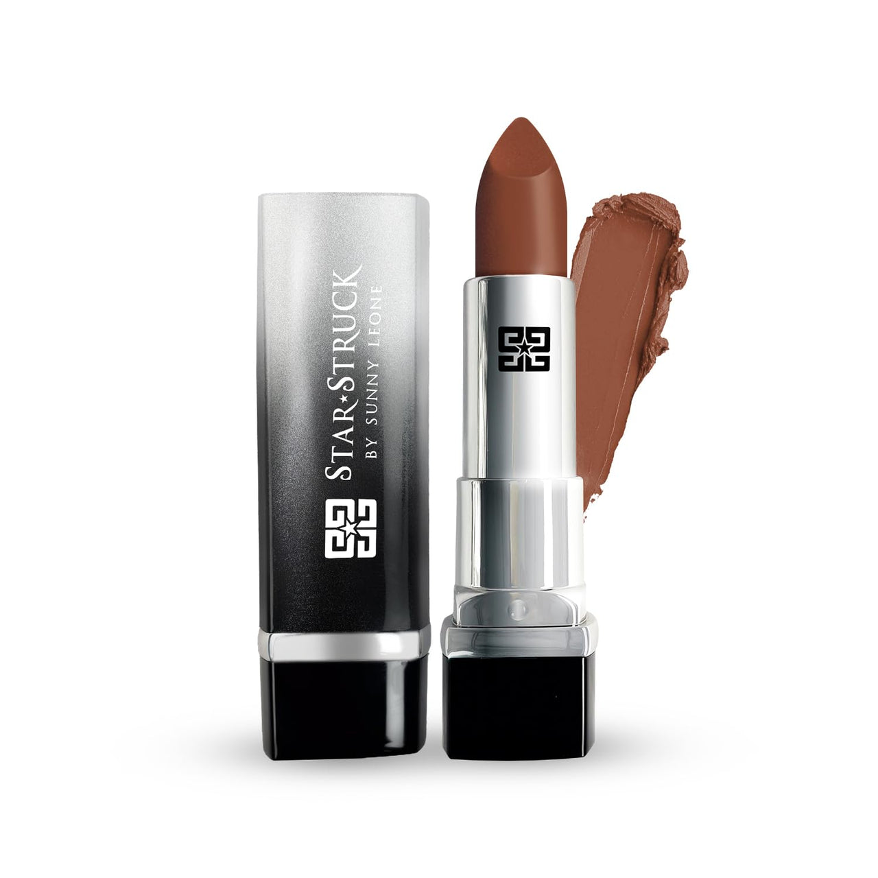 STARSTRUCK BY SUNNY LEONE Matte Lipstick- Brown Lipstick- Cinnamon 4.2 gm| Lipsticks for Women | Long Lasting Lipstick for Women | Makeup Lipsticks | Waterproof Lipstick | Smudge Proof Lipstick