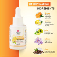 Ayouthveda Vitamin-C Face Serum Enriched With Lemon & Saffron For Spot Less & Blemish Free Skin 30ml
