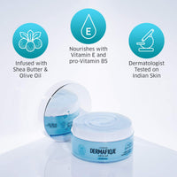 Dermafique Aqua Cloud Hydrating Crème with Shea Butter – 200g, with Seaweed Extracts, Weightless & Non-greasy That Results in Glowing Skin, Moisturizer for Face with Deep Hydration and Nourishment | For All Skin Type