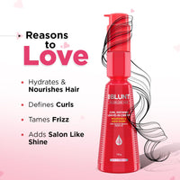 BBLUNT Curl Defining Leave-In Cream For Curly Hair, Leave-In Conditioner For Frizzy, Dry, Wavy Hair, Defines Curls and Gives Nourished Shiny Curly Hair, With Shine Tonic - 150 g