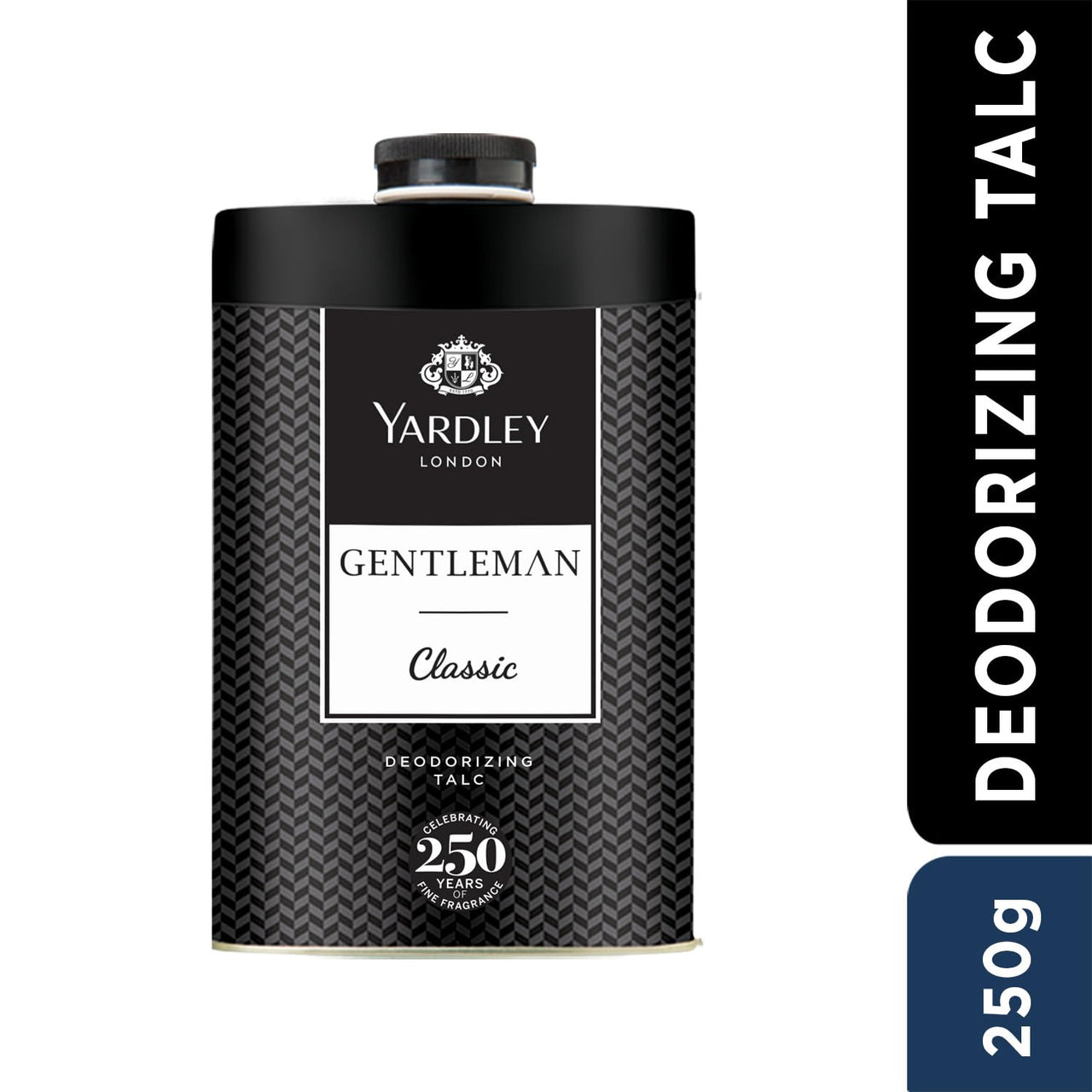 Yardley London Gentleman Classic Deodorizing Talc Spray for Men with Calcium, Carbonate, Magnisum, Carbonate, Fragrance, Dipropylene Glycol, Calcium, Silicate, Triclosan, Pack of 1, 250g