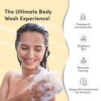 Mylo Veda Ubtan Body Wash for Skin Brightening & De-Tanning- 275 ml- SLS & Paraben Free Body Wash I Both for Men & Women