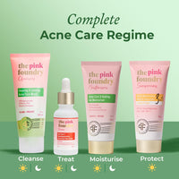 The Pink Foundry Acne Moisturiser I Treats & Prevents Breakout, Soothes Redness & Irritation I Gel Moisturiser for Normal, Sensitive, Oily, Combination Skin 50ml