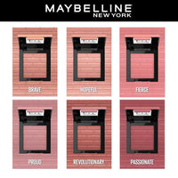 Maybelline New York New Fit Me Mono Blush, 16 hours Easy to Use Long-lasting Cheek Blush. Maybelline Pigmented Creamy Powder Blush Formula, Natural and True to Tone Blush - 50 Revolutionary | 4.5 grams