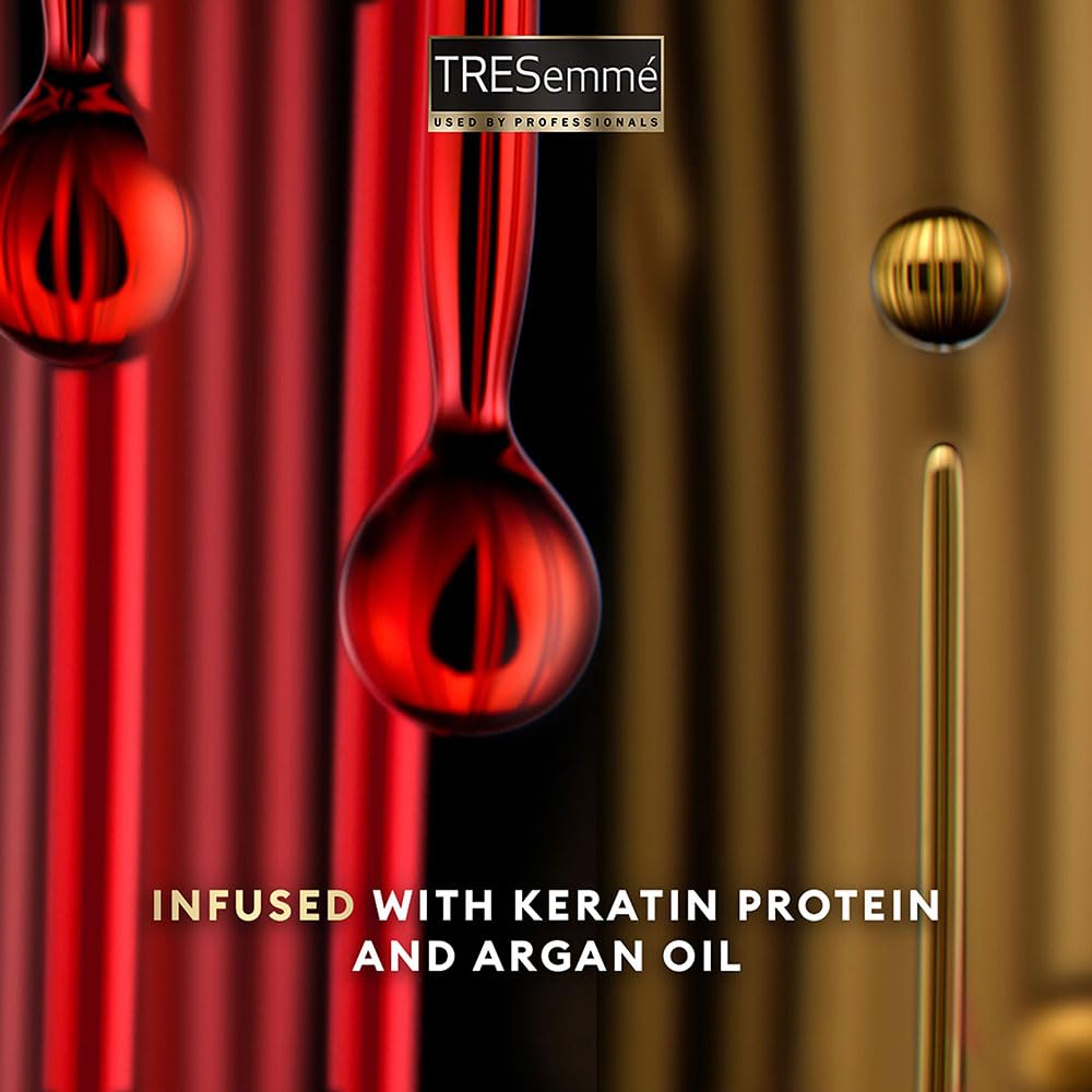 TRESemme Keratin Smooth, Conditioner, 190 Millilitre, For Smoother, Shinier Hair, With Keratin & Moroccan Argan Oil, Nourishes & Controls Frizz, Up To 72 Hours, For Men & Women