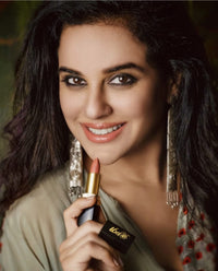 Iba Long Stay Matte Lipstick for Women- M17 Apricot Blush, 4g | Creamy Matte Finish & Smooth Texture| Long-Lasting | Hydrated Lips | Enriched with Vitamin E| Intense Colour & Highly Pigmented | Lip Makeup