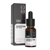 ThriveCo Goodbye AcneTM Face Wash (25 ml) + Face serum For Pimples(10 ml) | Reduces Acne-Causing Bacteria & Sebum Production | Oil-Free Anti-Acne Serum with Diacnemide| Men & Women