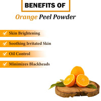 Veda Harvest Orange Peel Powder 200gm for Pure Natural & Organic For Lightening and Brightening Face Pack,200 Gram Vitamin C And Antioxidants Add Glow, Cruelty-Free & Vegan,