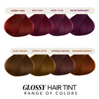 Paradyes No Bleach Hazel Brown Glossy Hair Tint, Ammonia-Free Formula for Natural Black Hair, Visible on Natural Black Hair, Includes Anti-Fade Conditioner for Long-Lasting Shine, 5 Light Brown