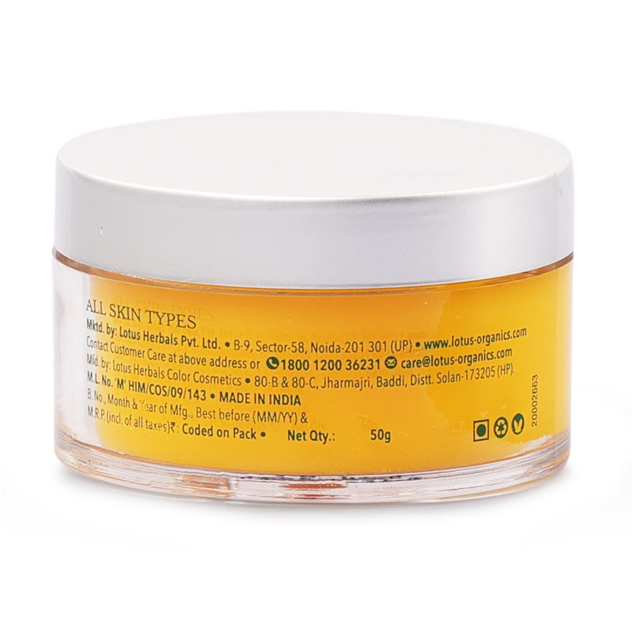 Lotus Organics+ Precious Brightening Cleansing Balm | 100% Organic White Peony | Sulphate & Paraben Free | All Skin Types | 50g