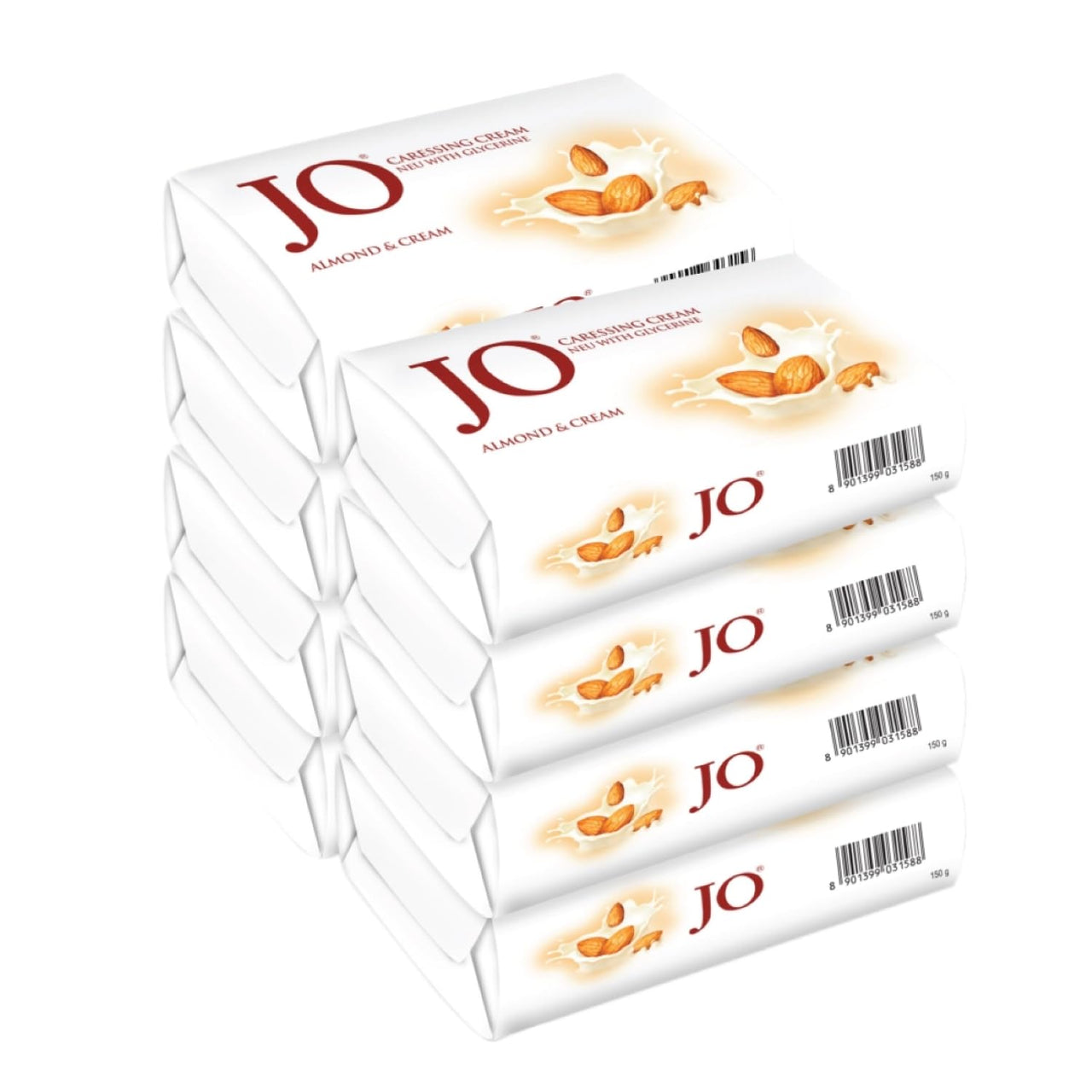 JO Almond Cream Soap Pack of 8, 150 gram