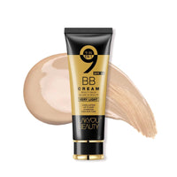 Lakyou Beauty 9 in 1 BB Cream | Light Weight | Long Lasting | Up To 24Hrs Hydration | Even Skin Tone | SPF-15 | Shade-05(Rich Nude) | 80g