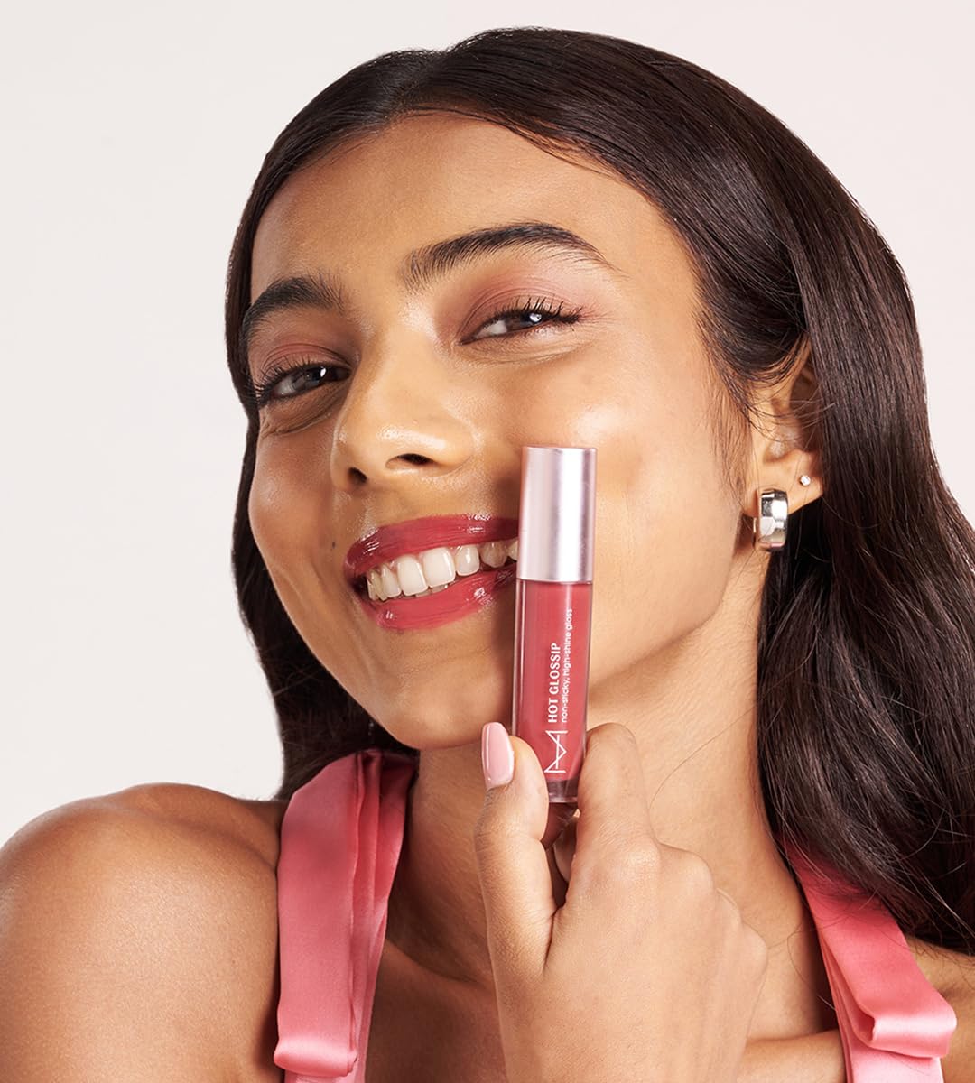 House Of Makeup Non-sticky gloss | High-shine lip gloss for pigmented lips | Lip gloss with hyaluronic acid | Zero stickiness (Juicy Secrets)