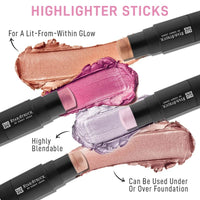 STARSTRUCK BY SUNNY LEONE Highlighter Stick for Women Shimmery Finish - Strawberry | Concealer Blush Contour | Highlighter for Face Makeup | Long Lasting | All Skin Type
