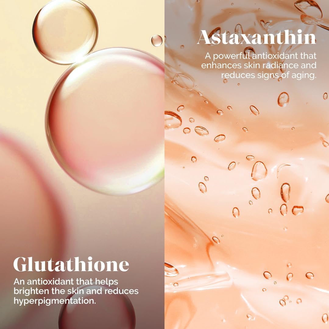 LuxaDerme Korean Ultra Brightening Face Serum, Brightens Skin and Reduces Dark Spots, Daily Use for Brightening & Even Skin Tone | 91% Natural Ingredients with Yuzu, Glutathione & Astaxanthin | 30ml