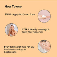 Spring H2O Papaya Face Wash | Hydrating Daily Cleanser for Acne-Prone | All Skin Types | Gentle Exfoliating, Soothing | Brightening Face Wash