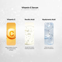 VLCC Diamond Facial Kit - 60g with FREE Vitamin C Serum - 15ml for Skin Purification & Skin Hydration | With Colloidal Diamond, Jojoba Oil, Vitamin C, and Ferulic Acid