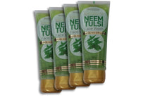 Patanjali Saundarya Neem-Tulsi Face Wash Gel - 100 G (Pack Of 4)
