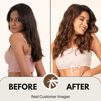 Paradyes No Bleach Hazel Brown Glossy Hair Tint, Ammonia-Free Formula for Natural Black Hair, Visible on Natural Black Hair, Includes Anti-Fade Conditioner for Long-Lasting Shine, 5 Light Brown