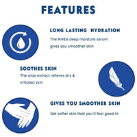 NIVEA Body Lotion with Shea Butter 400 ml & NIVEA Body Lotion, Aloe Hydration, 400 ml