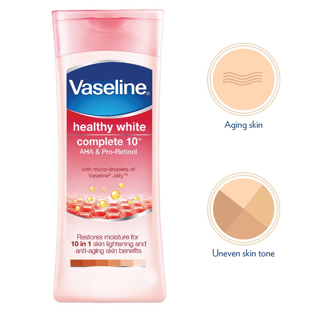 Vaseline Healthy White Complete 10 Lightening Body Lotion, 200ml