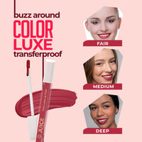 Juice Cosmetics Matte Luxe Lipstick - Vitamin E Enriched, Smudge-Free with Bio Retinol, Moisturizing Lock Technology, SPF 15, Long-Lasting (Yummy Pink - M13)