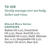 Biotique Almond Oil Ultra Rich Body Wash| Maintains Skin’s Natural pH |100% Botanical Extracts| Soap-Free Body Wash Suitable for All Skin Types | 200mL