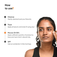 Minimalist Marula Oil 5% Face Moisturizer For Dry Skin With Hyaluronic Acid For Deep Nourishment & Hydration, For Men & Women