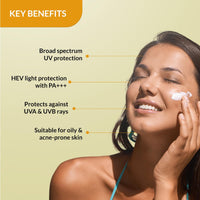 FIXDERMA Shadow Sunscreen SPF 50 Silicone Matte Cream PA+++, for Oily Skin-Acne Prone, Sun Screen Protector for Women & Men - 50Ml