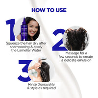 Bblunt Intense Moisture Lamellar Treatment Water | Wonder Water | Miracle Conditioner | Conditions Instantly | For Dry & Frizzy Hair | Rinse out Moisturizing Hair Treatment for Silky, Shiny, Smooth Looking Hair | 200 ml