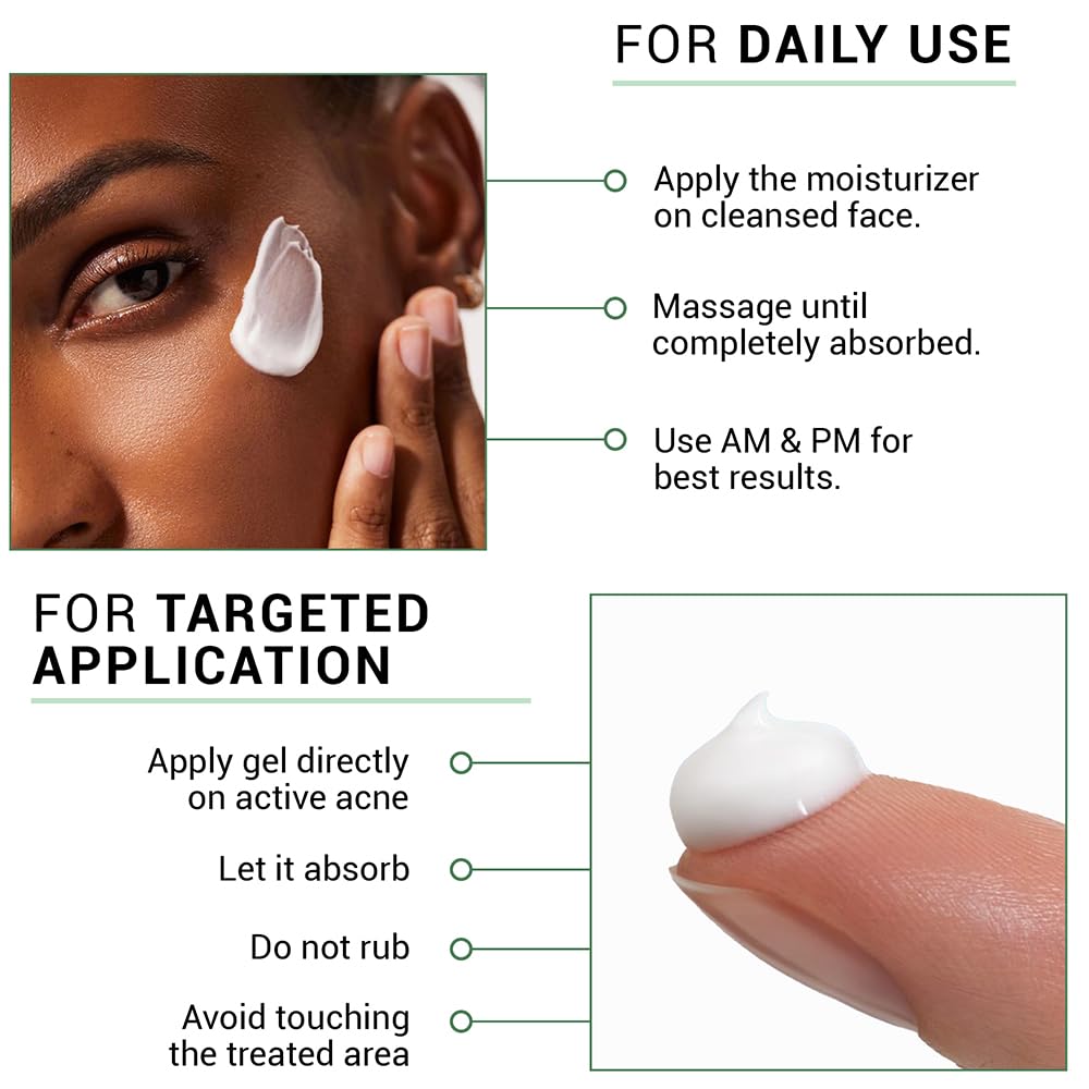 Sereko Oil Clear Face Moisturizer with NMF for Oily & Acne-Prone Skin | Controls Oil, Dehydrated Skin, Soothes Redness & Improves Texture | Lightweight, Non-Greasy Formula | Acne Cream 50ml