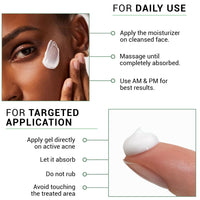 Sereko Oil Clear Face Moisturizer with NMF for Oily & Acne-Prone Skin | Controls Oil, Dehydrated Skin, Soothes Redness & Improves Texture | Lightweight, Non-Greasy Formula | Acne Cream 50ml