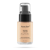 Seven Seas BB Gracefull Foundation | Aqua Nourishing for Face Makeup | Smooth Application | Full Coverage for Women (Nude-30ML)