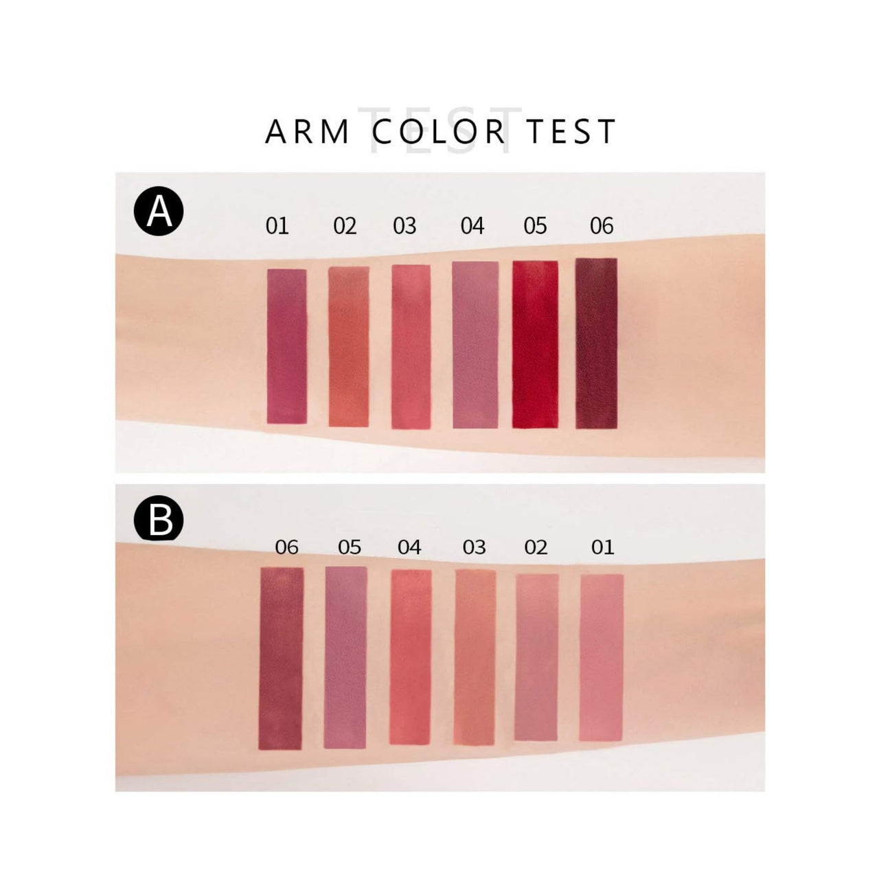 HUDACRUSH HUDA CRUSH 6-Piece Liquid Matte Nude Lipstick Set - Velvet Waterproof Mini Lipsticks for Women, Non-Stick Formula