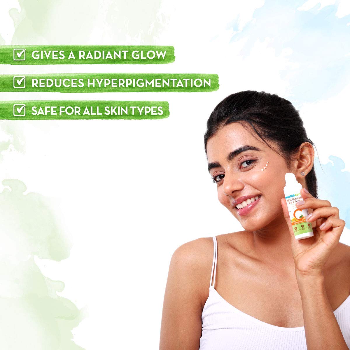 Mamaearth Skin Illuminate Vitamin C Face Serum For Glowing & Radiant Skin With High Potency Vitamin C & Turmeric For Unisex, 30g