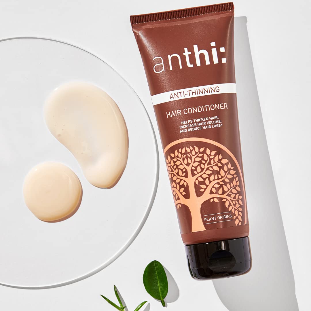 anthi: Anti-Hair Thinning Unscented Conditioner, Hair Thickening And Volume Boosting, Sulphate And Paraben Free, Plant-Origins Conditioner, 100 Ml,1 Count