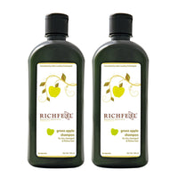 RICHFEEL Green Apple Shampoo 100 Ml Pack Of 2, 2 Count